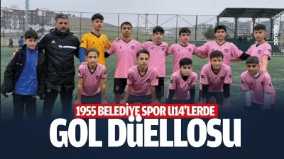 1955 Belediye Spor U14&rsquo;lerde gol d&uuml;ellosu