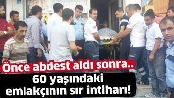 60 YAŞINDAKİ EMLAK&Ccedil;ININ SIR İNTİHARI!
