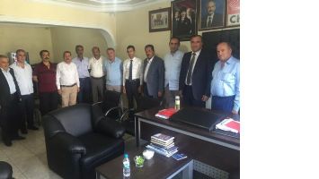 CHP, bayramlaşma t&ouml;reni d&uuml;zenledi
