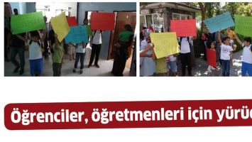 &Ouml;ĞRENCİLER, &Ouml;ĞRETMENLERİ İ&Ccedil;İN Y&Uuml;R&Uuml;D&Uuml;!