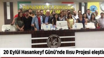 20 EYL&Uuml;L HASANKEYF G&Uuml;N&Uuml;&rsquo;NDE ILISU PROJESİ ELEŞTİRİLDİ!