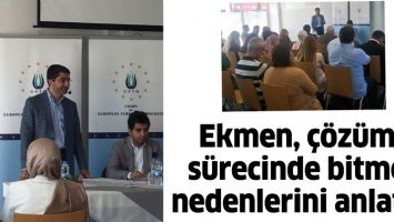 EKMEN, &Ccedil;&Ouml;Z&Uuml;M S&Uuml;RECİNİN BİTME NEDENLERİNİ ANLATTI