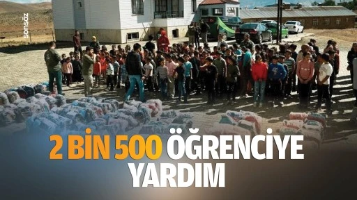 2 bin 500 &ouml;ğrenciye yardım