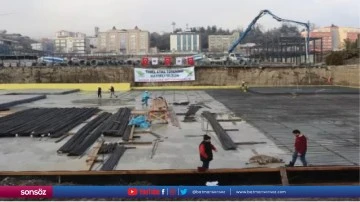 2 bin kişilik caminin temeli atıldı