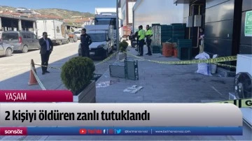 2 kişiyi &ouml;ld&uuml;ren zanlı tutuklandı