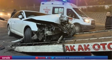 2 otomobilin &ccedil;arpıştığı kazada, 4 kişi yaralandı