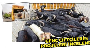 GEN&Ccedil; &Ccedil;İFT&Ccedil;İLERİN PROJELERİ İNCELENDİ