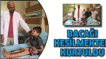 BACAĞI KESİLMEKTEN KURTULDU