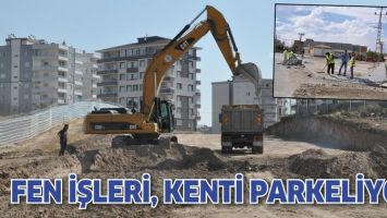 FEN İŞLERİ, KENTİ PARKELİYOR