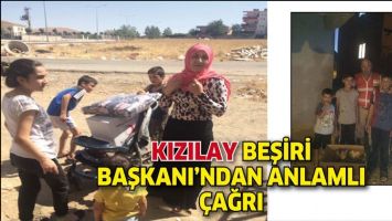 KIZILAY BEŞİRİ BAŞKANI&rsquo;NDAN ANLAMLI &Ccedil;AĞRI
