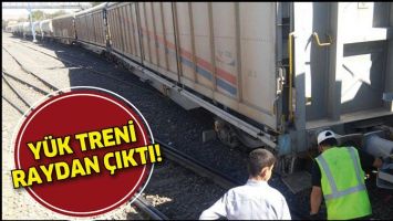 Y&Uuml;K TRENİ RAYDAN &Ccedil;IKTI!