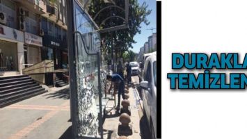 DURAKLAR TEMİZLENDİ