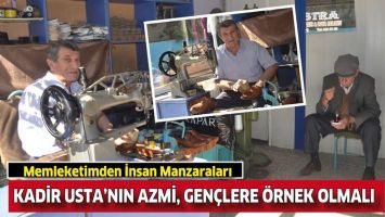 KADİR USTA&rsquo;NIN AZMİ, GEN&Ccedil;LERE &Ouml;RNEK OLMALI