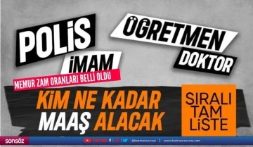 2024 memur zam oranları belli oldu