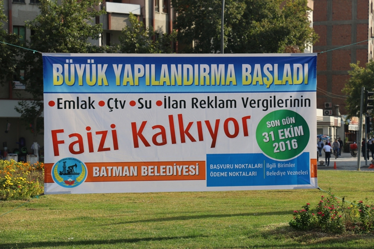 BELEDİYE&rsquo;DEN &ldquo;BORCUNUZU YAPILANDIRALIM&rdquo; &Ccedil;AĞRISI