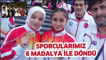 SPORCULARIMIZ 6 MADALYA İLE D&Ouml;ND&Uuml;