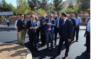 VALİ, GERC&Uuml;Ş&rsquo;TE İNCELEME YAPTI