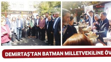 DEMİRTAŞ&rsquo;TAN BATMAN MİLLETVEKİLİNE &Ouml;VG&Uuml;