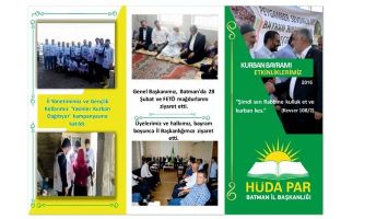 H&Uuml;DA PAR, BAYRAM ETKİNLİKLERİNİ BROŞ&Uuml;RLEŞTİRDİ