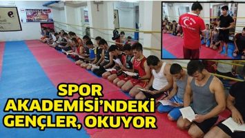 SPOR AKADEMİSİ&rsquo;NDEKİ GEN&Ccedil;LER, OKUYOR