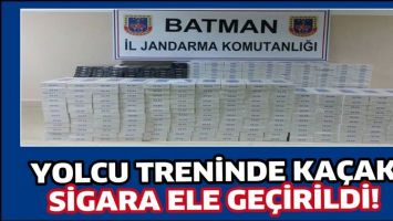 YOLCU TRENİNDE KA&Ccedil;AK SİGARA ELE GE&Ccedil;İRİLDİ!