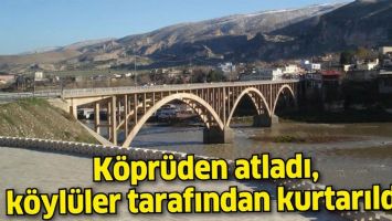 K&Ouml;PR&Uuml;DEN ATLADI, K&Ouml;YL&Uuml;LER TARAFINDAN KURTARILDI