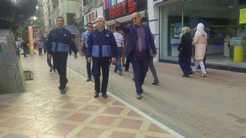 ZABITA, G&Uuml;LİSTAN CADDESİNİ DENETLEDİ