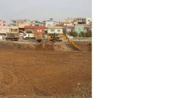 YENİ PTT BİNASINDA İLK KAZMA VURULDU