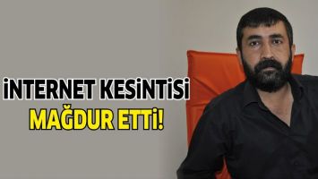 İNTERNET KESİNTİSİ MAĞDUR ETTİ!