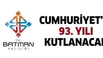 CUMHURİYET&rsquo;İN 93. YILI KUTLANACAK