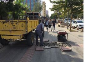 KALDIRIMLAR ONARILIYOR