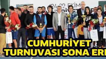 CUMHURİYET TURNUVASI SONA ERDİ