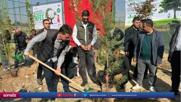 21 farklı noktada 2 bin 23 fidan toprakla buluşturuldu