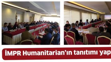 İMPR HUMANİTARİAN&rsquo;IN TANITIMI YAPILDI