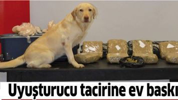 UYUŞTURUCU TACİRİNE EV BASKINI!