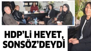 HDP&rsquo;Lİ HEYET, SONS&Ouml;Z&rsquo;DEYDİ