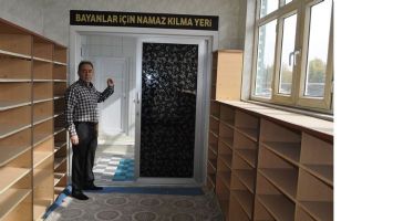 KADINLARA &Ouml;ZEL MESCİT ALANI YAPILDI