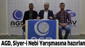 AGD, SİYER-İ NEBİ YARIŞMASINA HAZIRLANIYOR