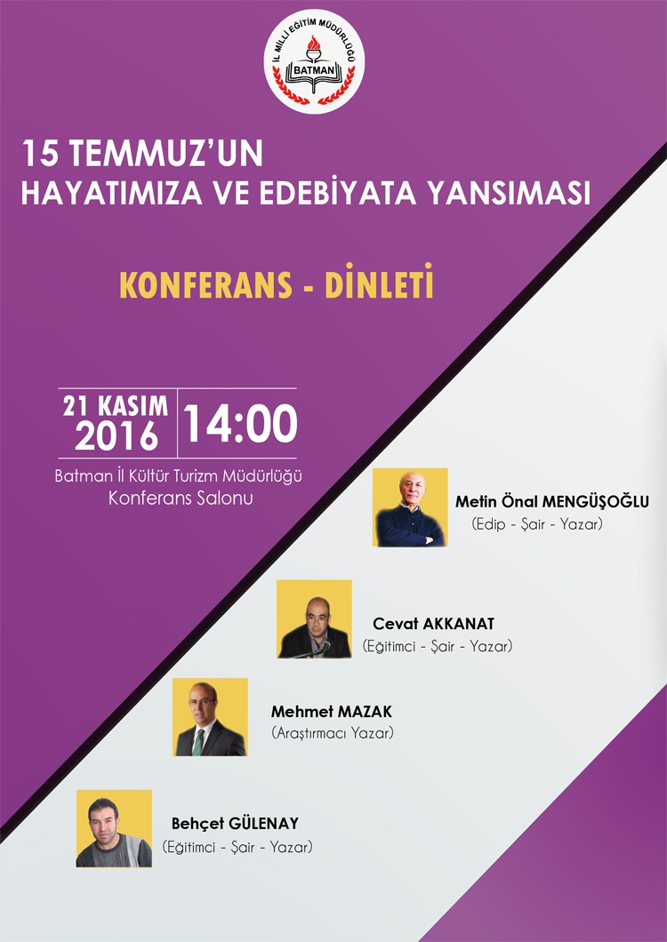&Ouml;ĞRENCİ VE VELİLERE &ldquo;DARBENİN YANSIMALARI&rdquo; ANLATILACAK