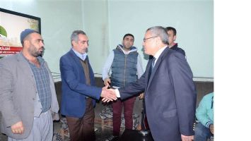 VALİ, ESNAFLA BİR ARAYA GELDİ
