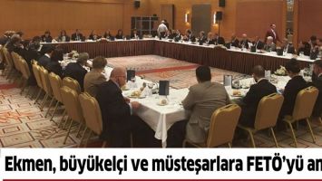 EKMEN, B&Uuml;Y&Uuml;KEL&Ccedil;İ VE M&Uuml;STEŞARLARA FET&Ouml;'Y&Uuml; ANLATTI