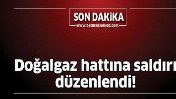 DOĞALGAZ HATTINA SALDIRI D&Uuml;ZENLENDİ!