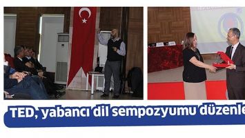 TED, YABANCI DİL SEMPOZYUMU D&Uuml;ZENLEDİ
