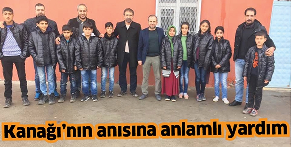KANAĞI&rsquo;NIN ANISINA ANLAMLI YARDIM