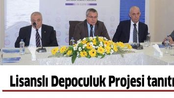 LİSANSLI DEPOCULUK PROJESİ TANITILDI
