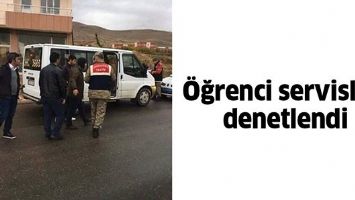 &Ouml;ĞRENCİ SERVİSLERİ DENETLENDİ