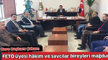 &ldquo;FET&Ouml; &Uuml;YESİ H&Acirc;KİM VE SAVCILAR BİREYLERİ MAĞDUR ETTİ&rdquo;