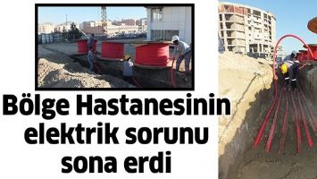 B&Ouml;LGE HASTANESİNİN ELEKTRİK SORUNU SONA ERDİ
