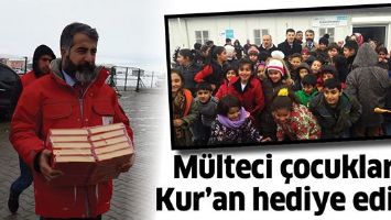 M&Uuml;LTECİ &Ccedil;OCUKLARA KUR&rsquo;AN HEDİYE EDİLDİ