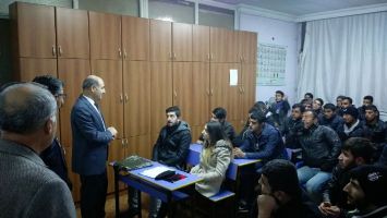 KURTARAN, S&Uuml;R&Uuml;C&Uuml; KURSLARINI ZİYARET ETTİ